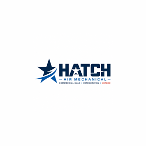 Logo Design by ALPHA_CREATION ? for Hatch Air Mechanical | Design: #37648918
