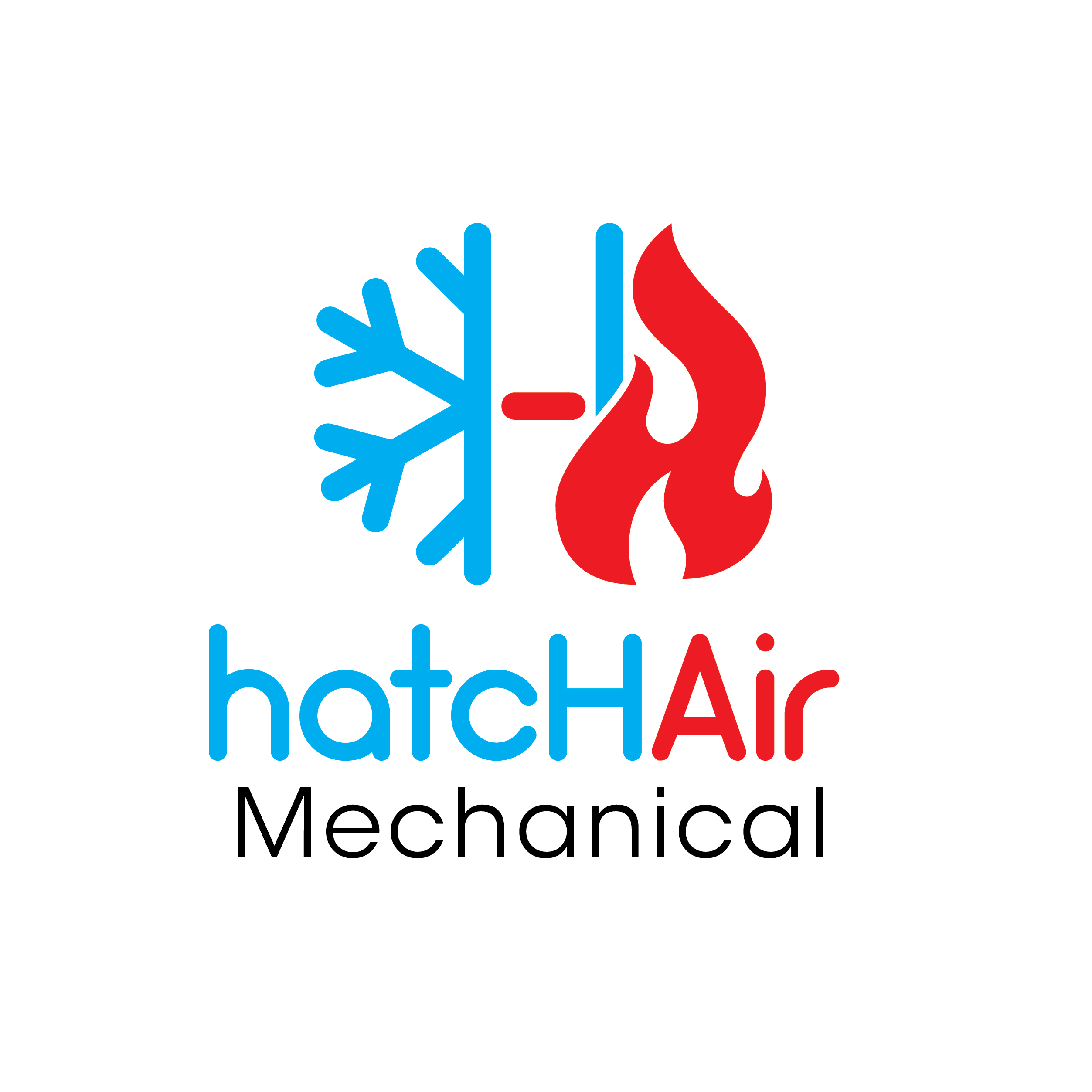 Logo Design by Al Pech for Hatch Air Mechanical | Design #37652039