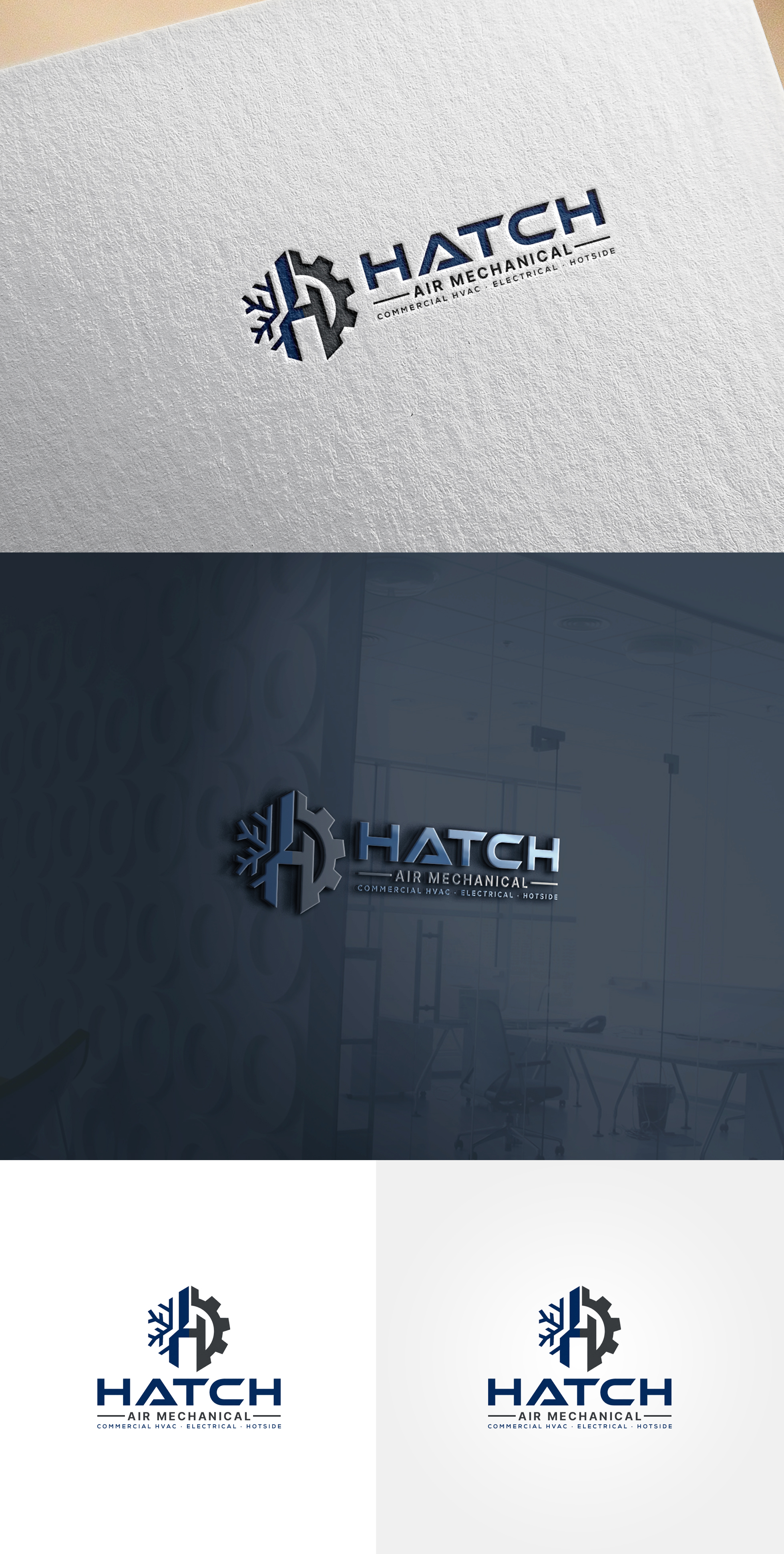 Logo Design by Soonia for Hatch Air Mechanical | Design #37548693