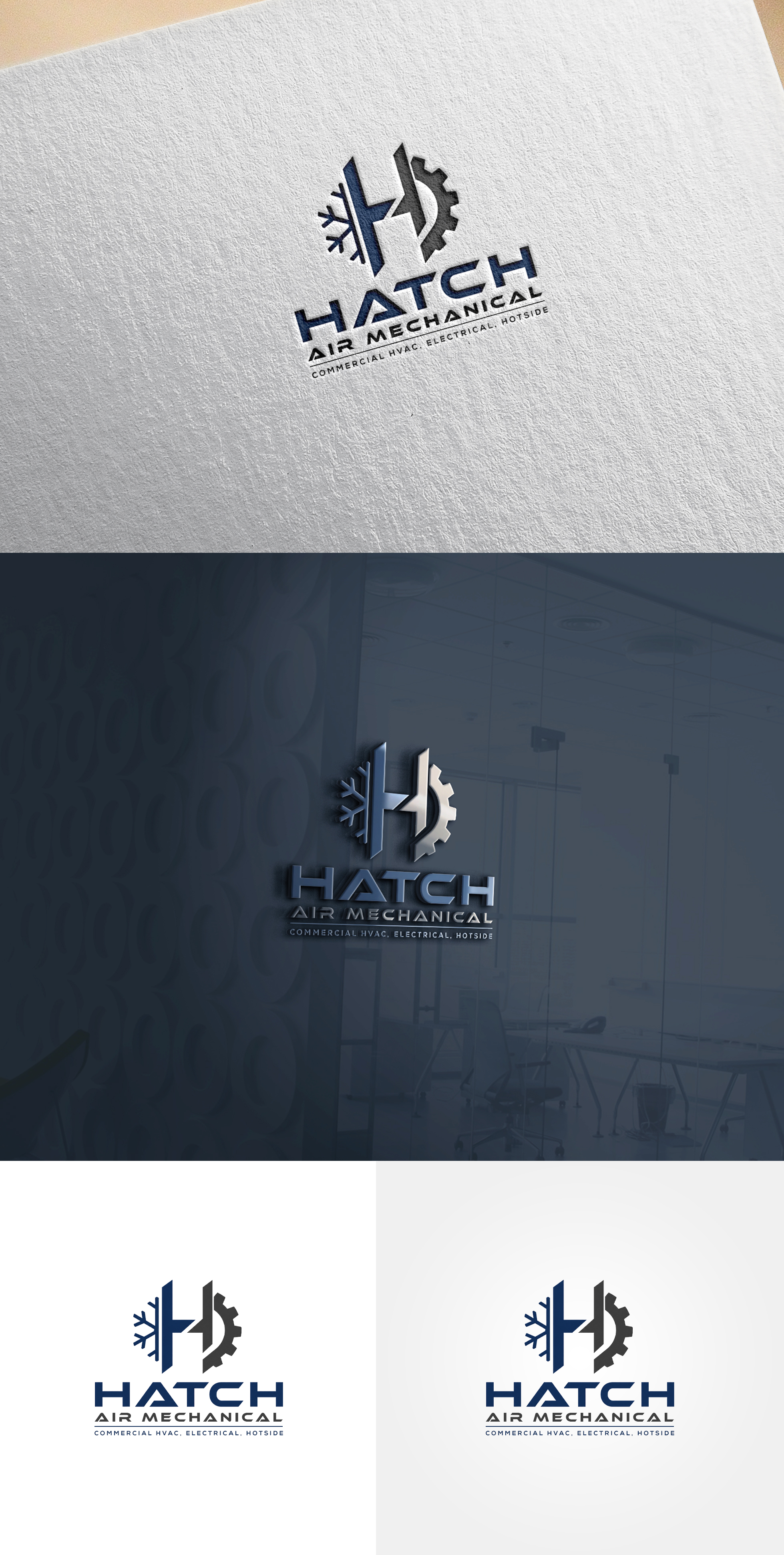 Logo Design by Soonia for Hatch Air Mechanical | Design #37548694