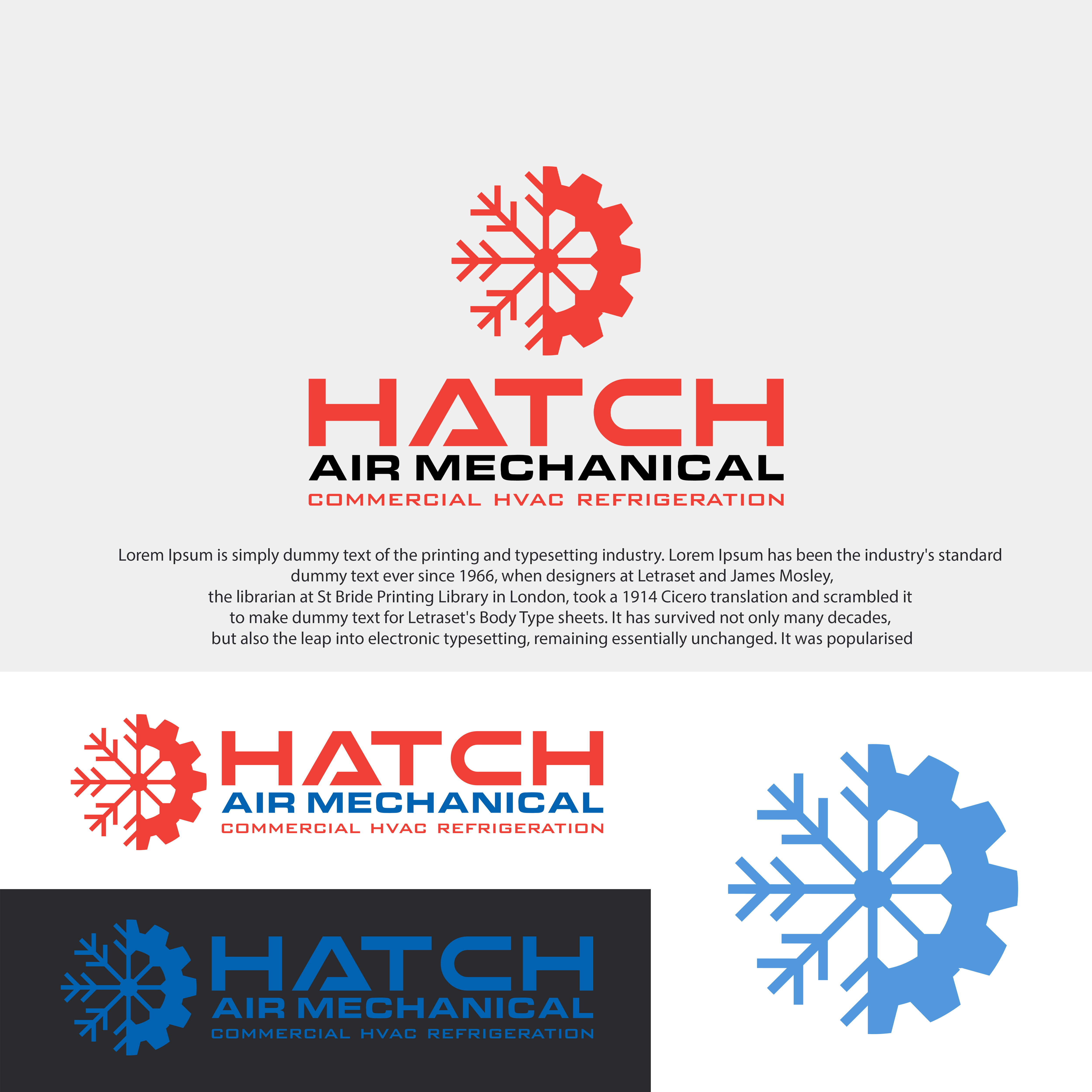 Logo Design by Kreative Soul for Hatch Air Mechanical | Design #37555332