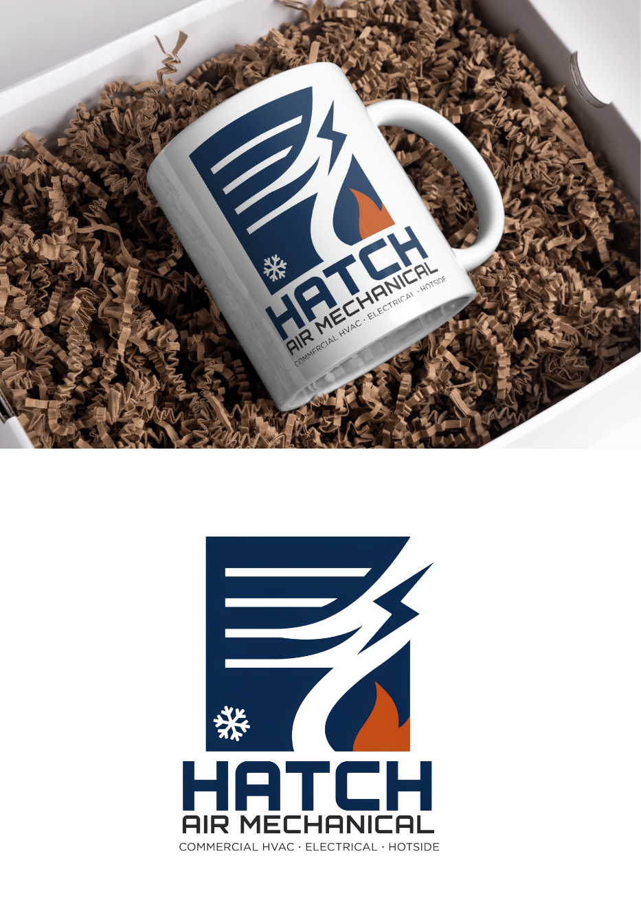 Logo Design by Design92 for Hatch Air Mechanical | Design #37571706