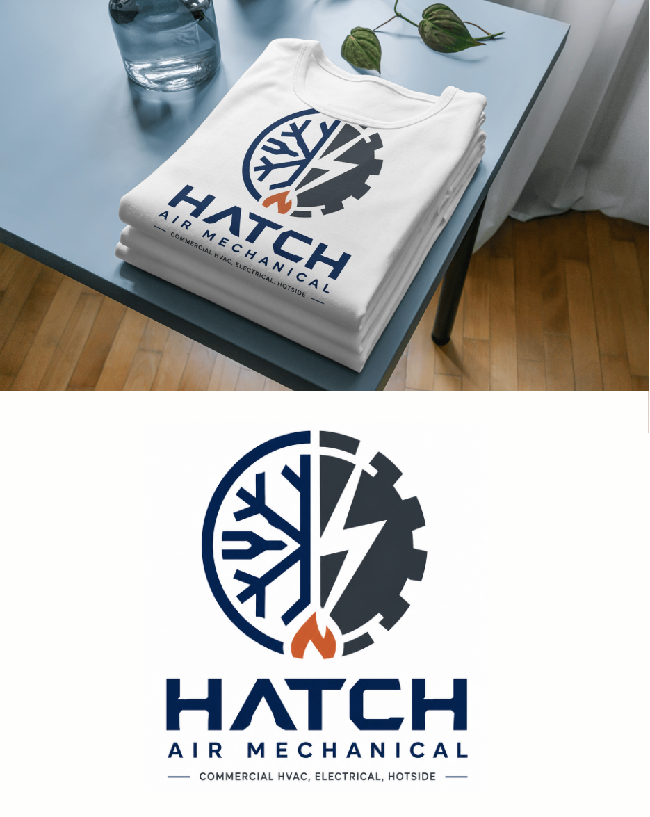 Logo Design by Design92 for Hatch Air Mechanical | Design #37571709