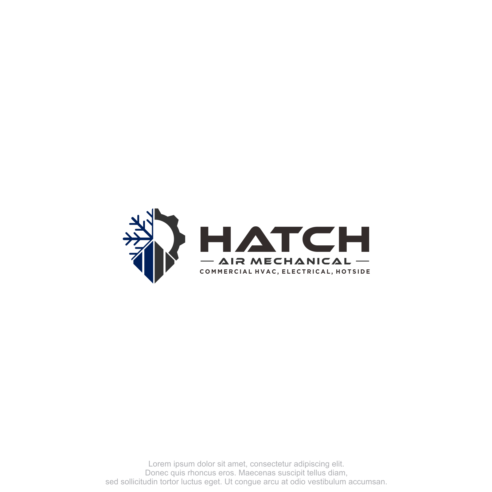 Logo Design by M.Syaiful Huda for Hatch Air Mechanical | Design #37549036