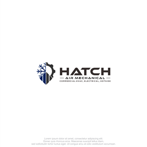 Logo Design by M.Syaiful Huda for Hatch Air Mechanical | Design: #37549036