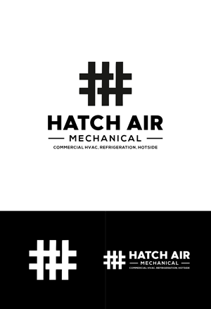 Logo Design by shiroRo for Hatch Air Mechanical | Design: #37663121