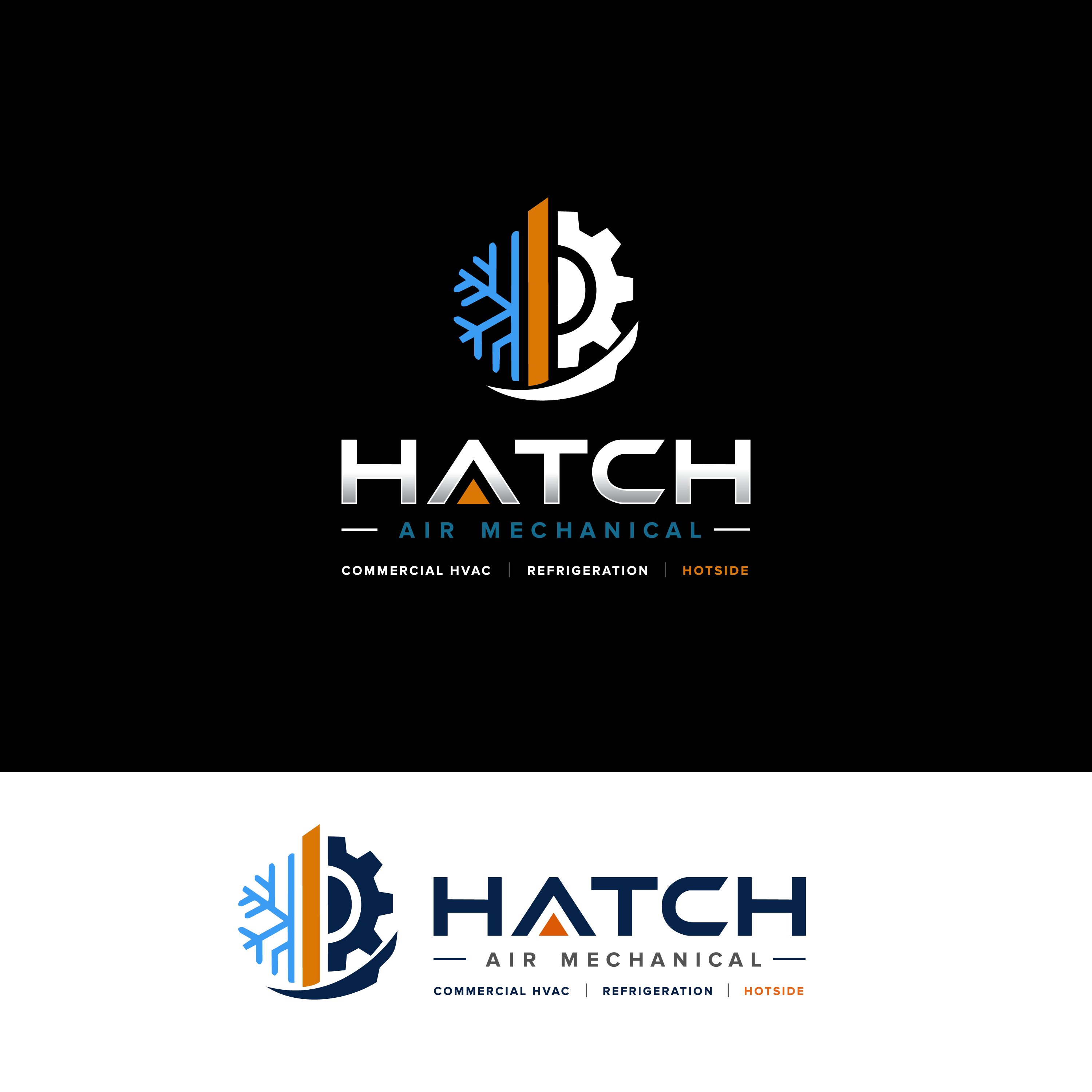 Logo Design by Loie for Hatch Air Mechanical | Design #37574484