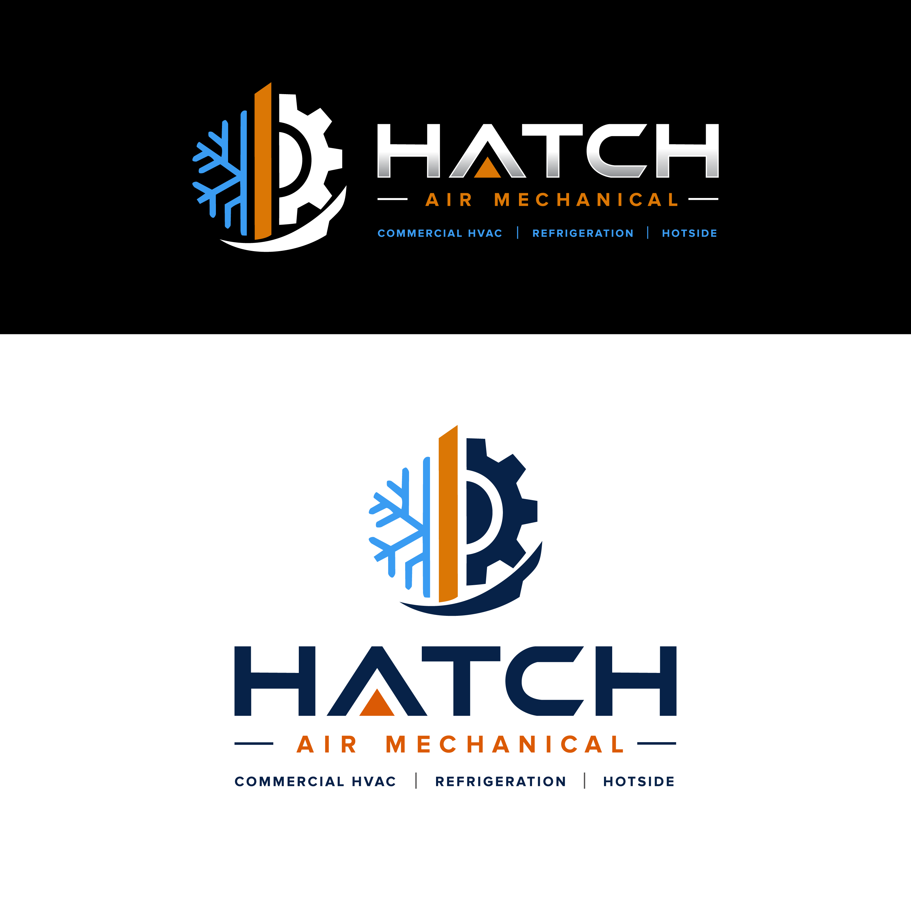 Logo Design by Loie for Hatch Air Mechanical | Design #37574489