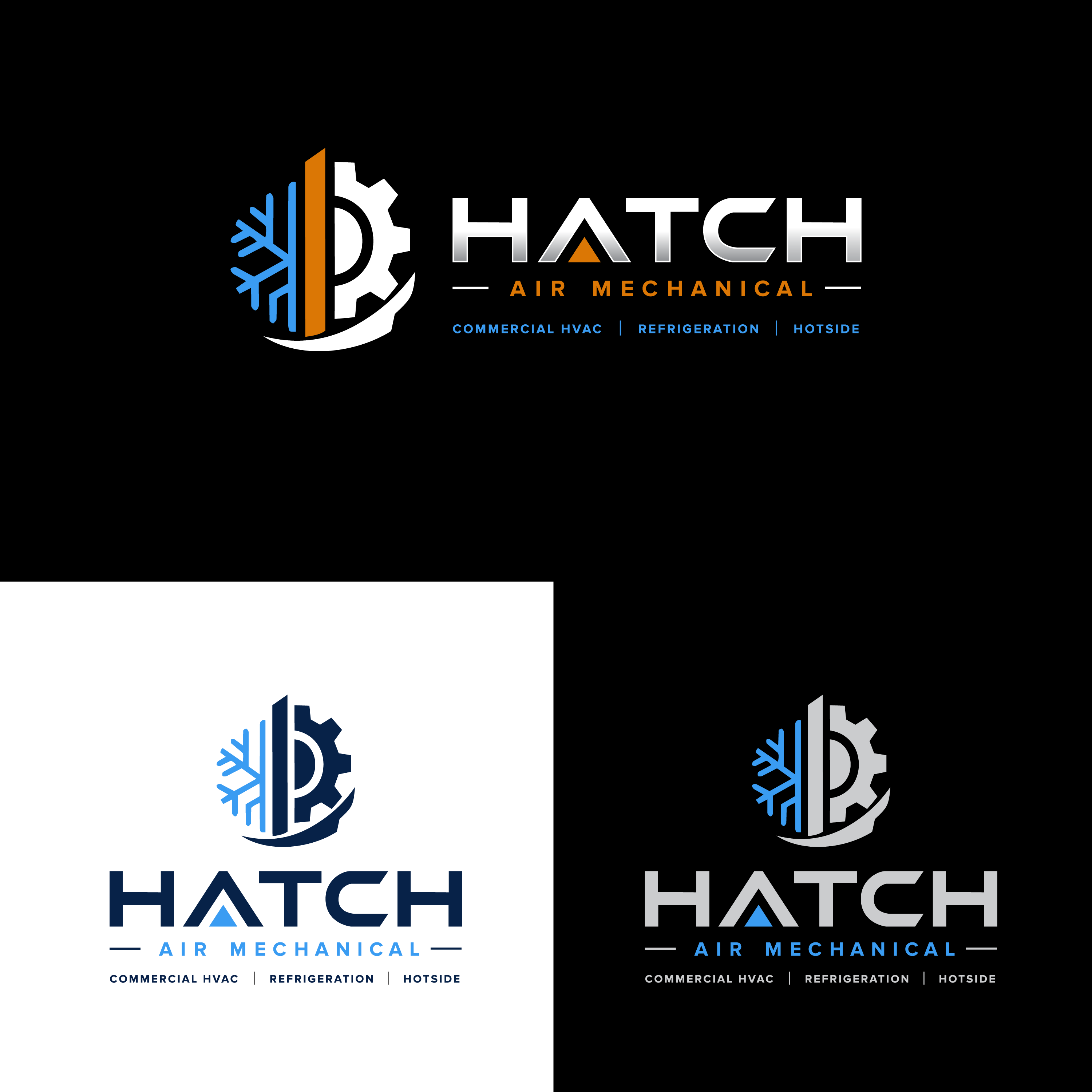Logo Design by Loie for Hatch Air Mechanical | Design #37574501