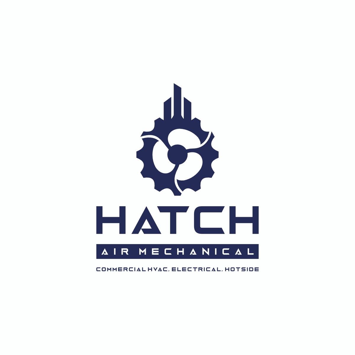 Logo Design by Ashani Bhattacharya for Hatch Air Mechanical | Design #37550279