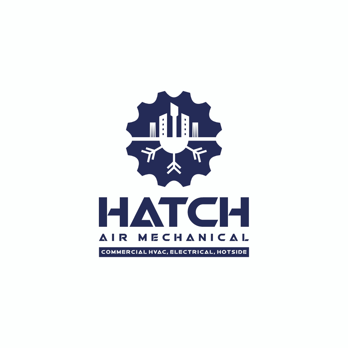 Logo Design by Ashani Bhattacharya for Hatch Air Mechanical | Design #37550351
