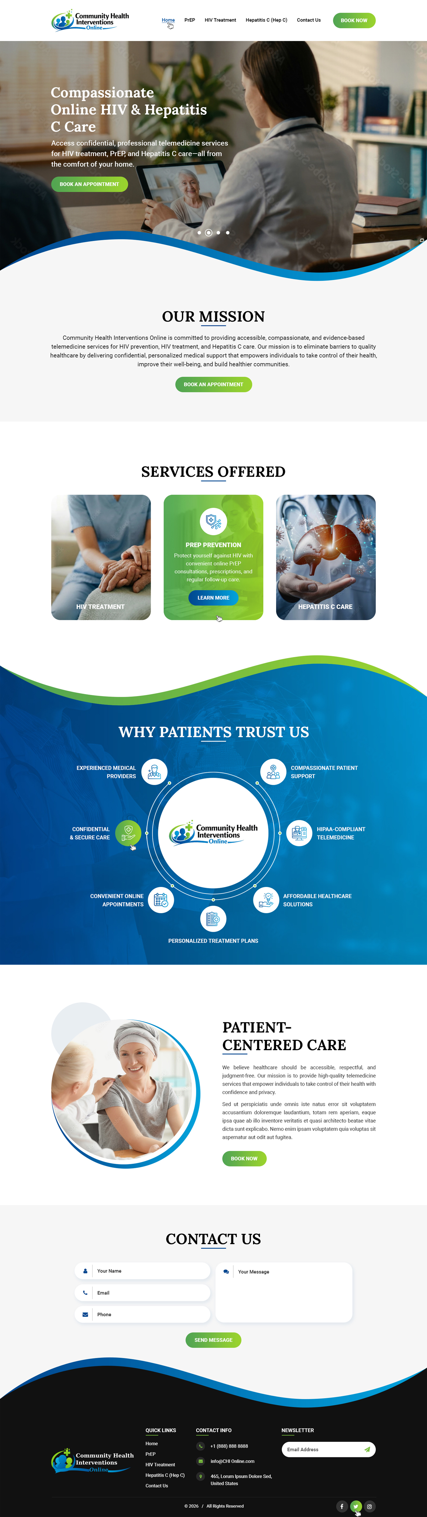 Wordpress Design by Dreams Designs for iConnect Family Chiropractic | Design #37551408