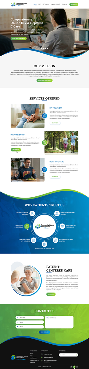 Wordpress Design by Dreams Designs for iConnect Family Chiropractic | Design: #37554053