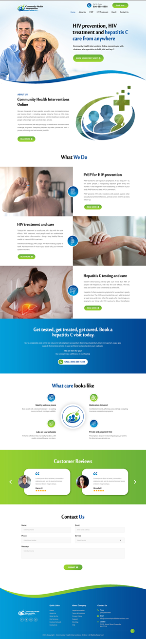 Wordpress Design by Dreams Designs for iConnect Family Chiropractic | Design #37554874