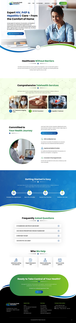 Wordpress Design by pb for iConnect Family Chiropractic | Design: #37554885