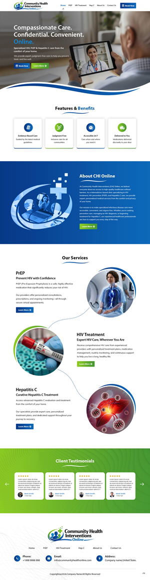 Wordpress Design by pb for iConnect Family Chiropractic | Design: #37554888