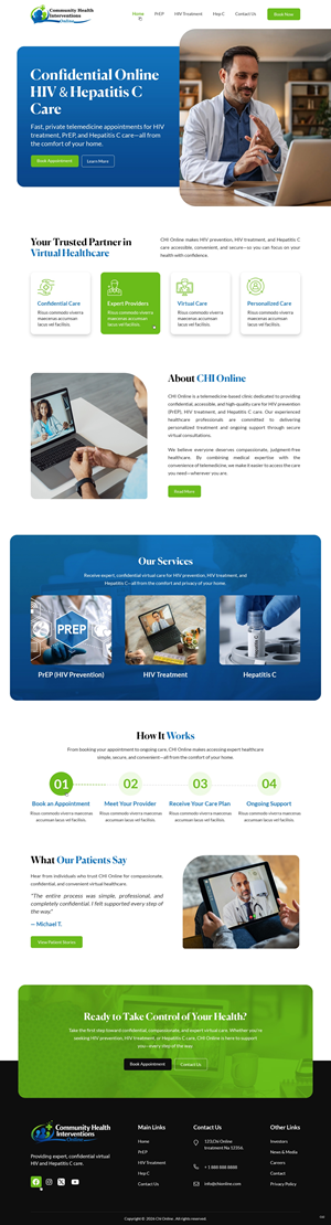 Wordpress Design by pb for iConnect Family Chiropractic | Design: #37554889