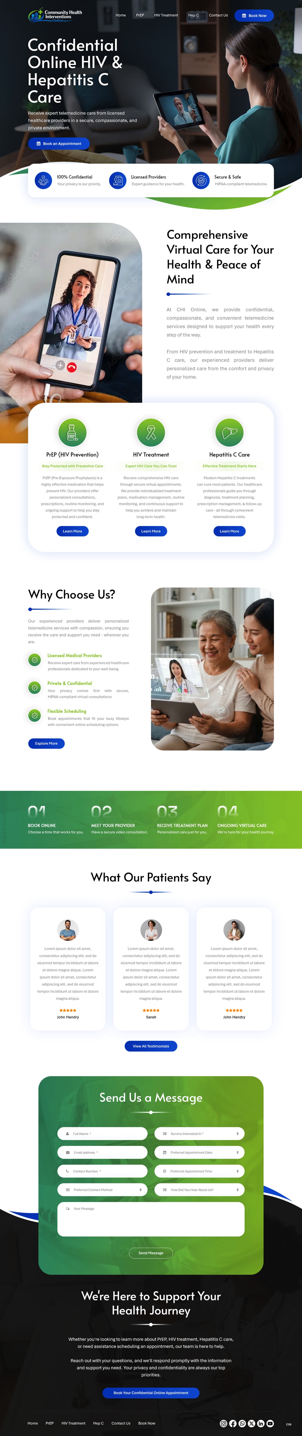Wordpress Design by pb for iConnect Family Chiropractic | Design #37554892