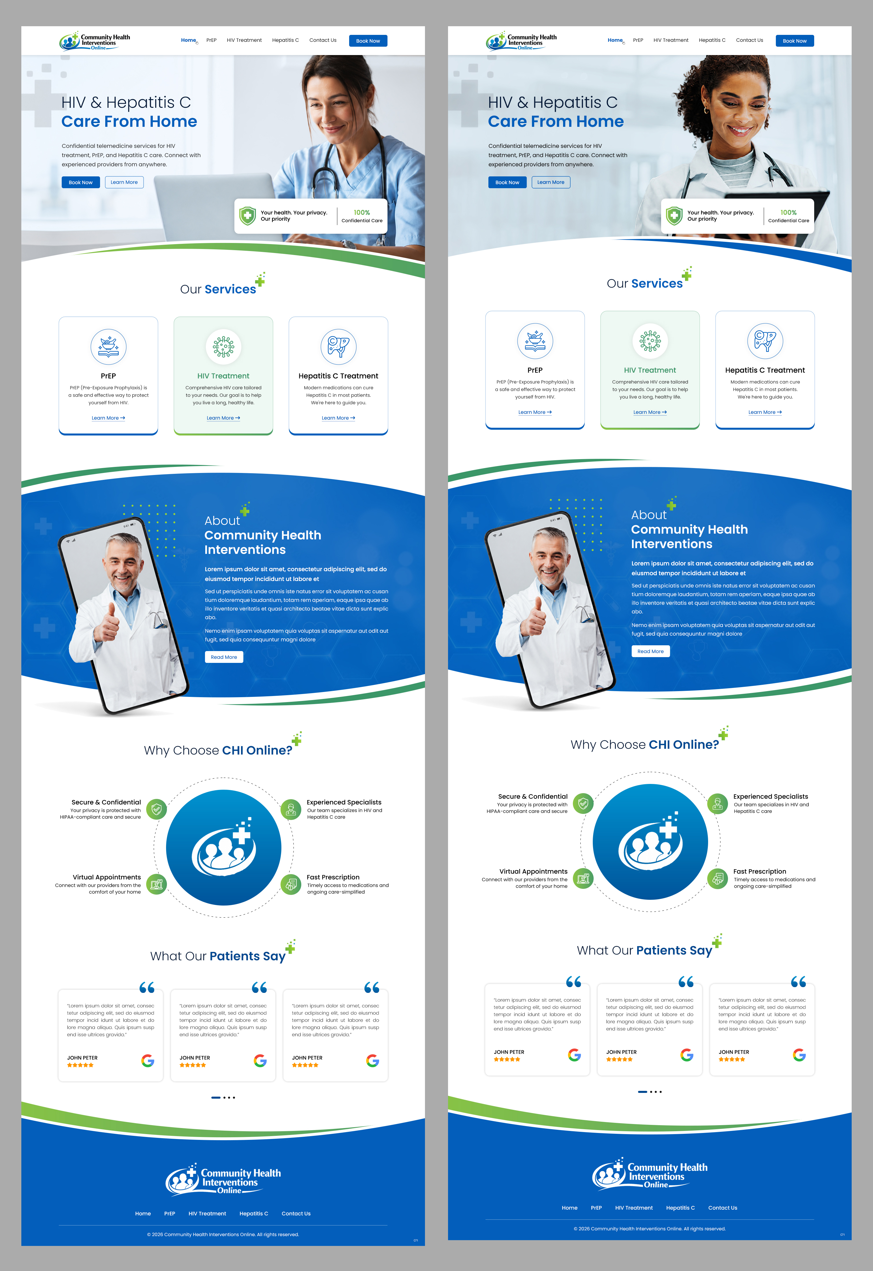 Wordpress Design by pb for iConnect Family Chiropractic | Design #37554894