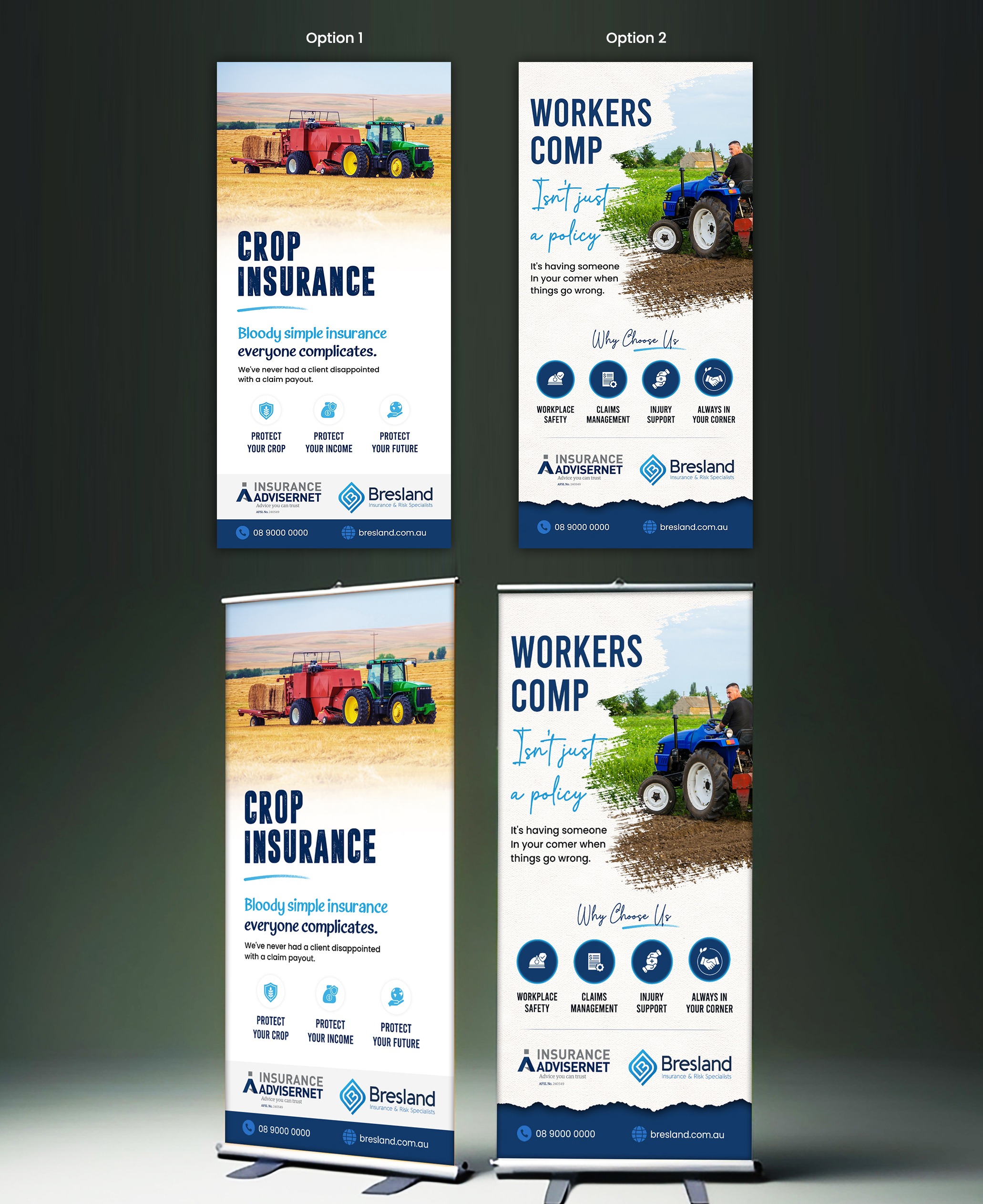 Diseño Gráfico por arijit chowdhury para Bresland Insurance & Risk Specialists | Diseño #37558108