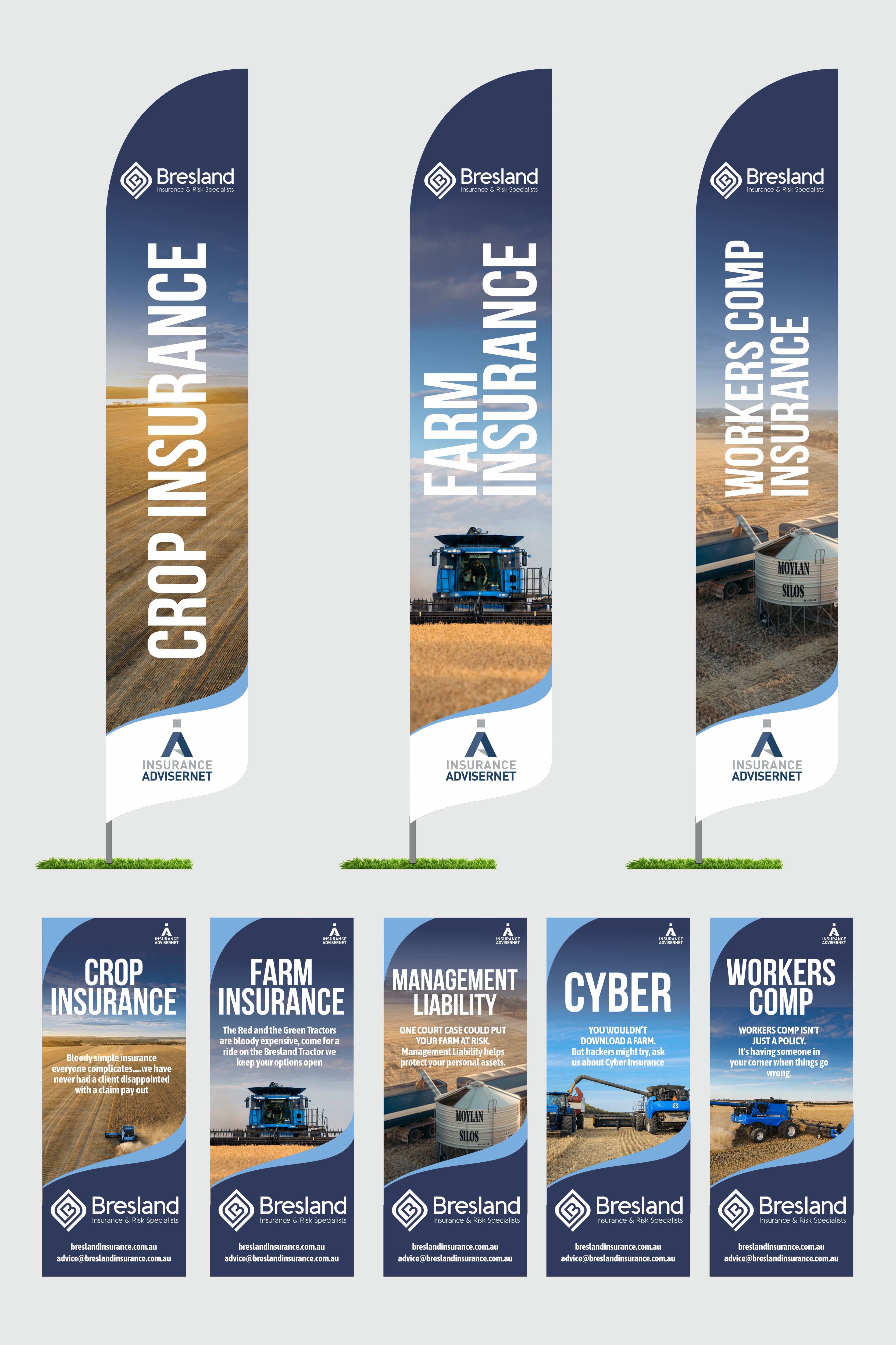 Diseño Gráfico por nng para Bresland Insurance & Risk Specialists | Diseño #37568333