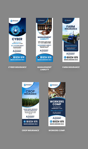 Diseño Gráfico por debdesign para Bresland Insurance & Risk Specialists | Diseño: #37561600
