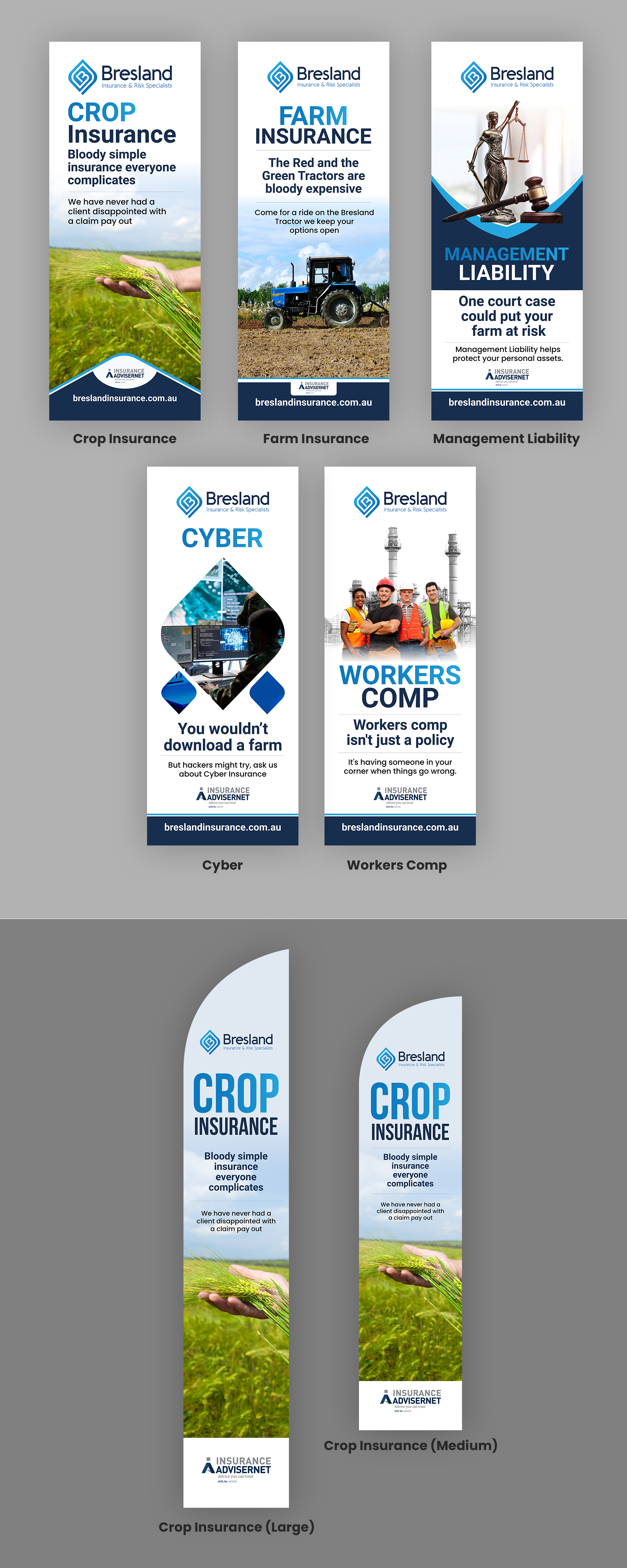 Graphic Design by debdesign for Bresland Insurance & Risk Specialists | Design #37564402