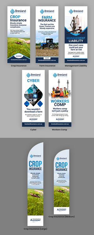 Diseño Gráfico por debdesign para Bresland Insurance & Risk Specialists | Diseño: #37564402