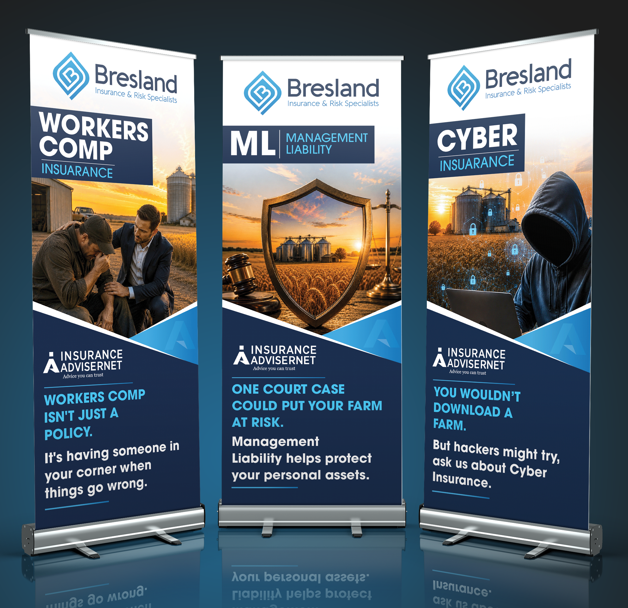 Graphic Design by Rickyy for Bresland Insurance & Risk Specialists | Design #37567751