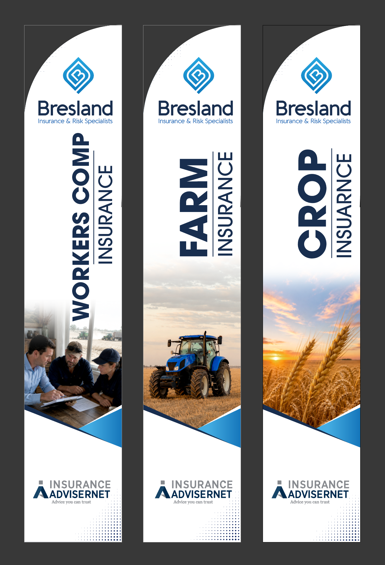 Diseño Gráfico por Rickyy para Bresland Insurance & Risk Specialists | Diseño #37582421