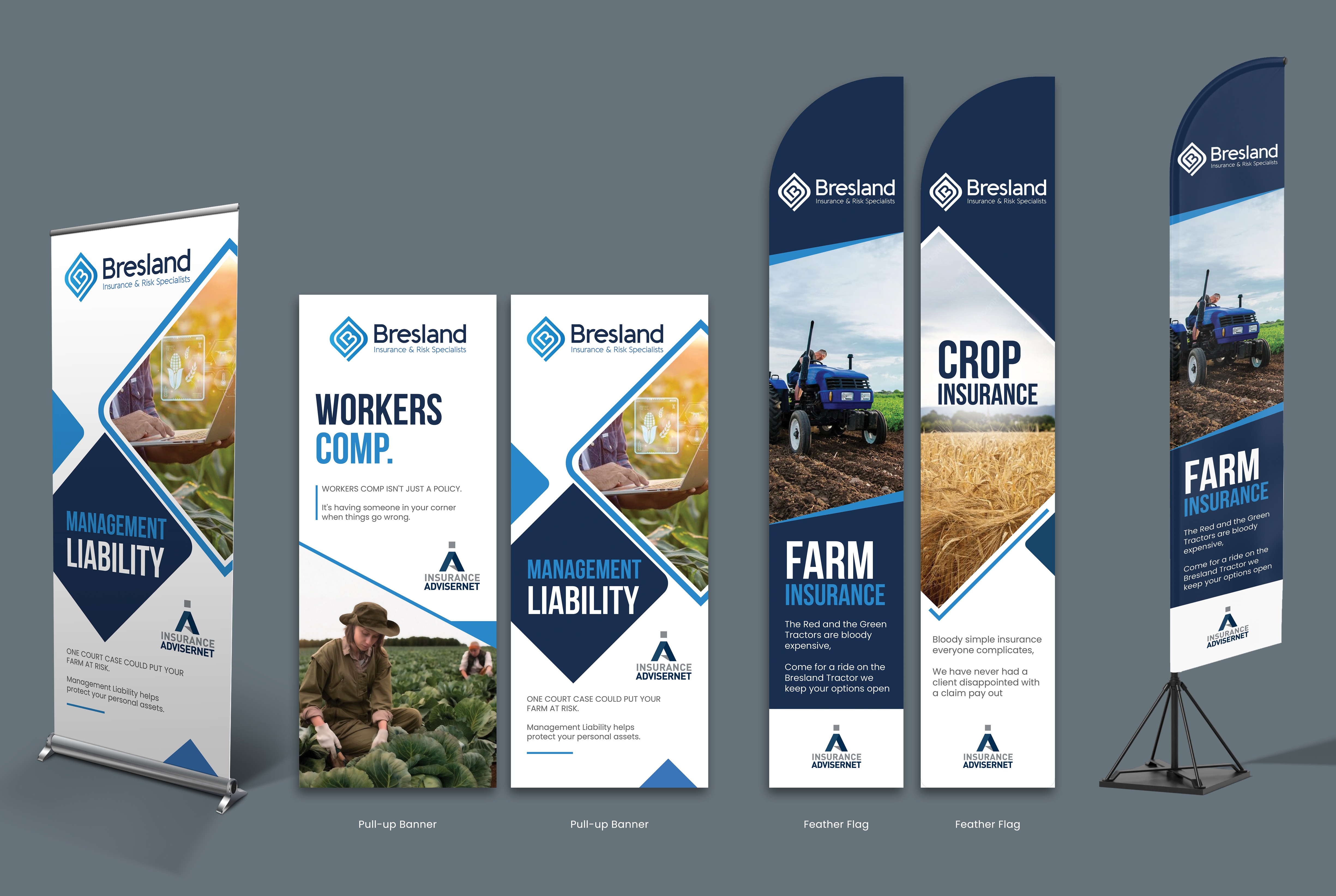 Graphic Design by Impressive Designs for Bresland Insurance & Risk Specialists | Design #37561142