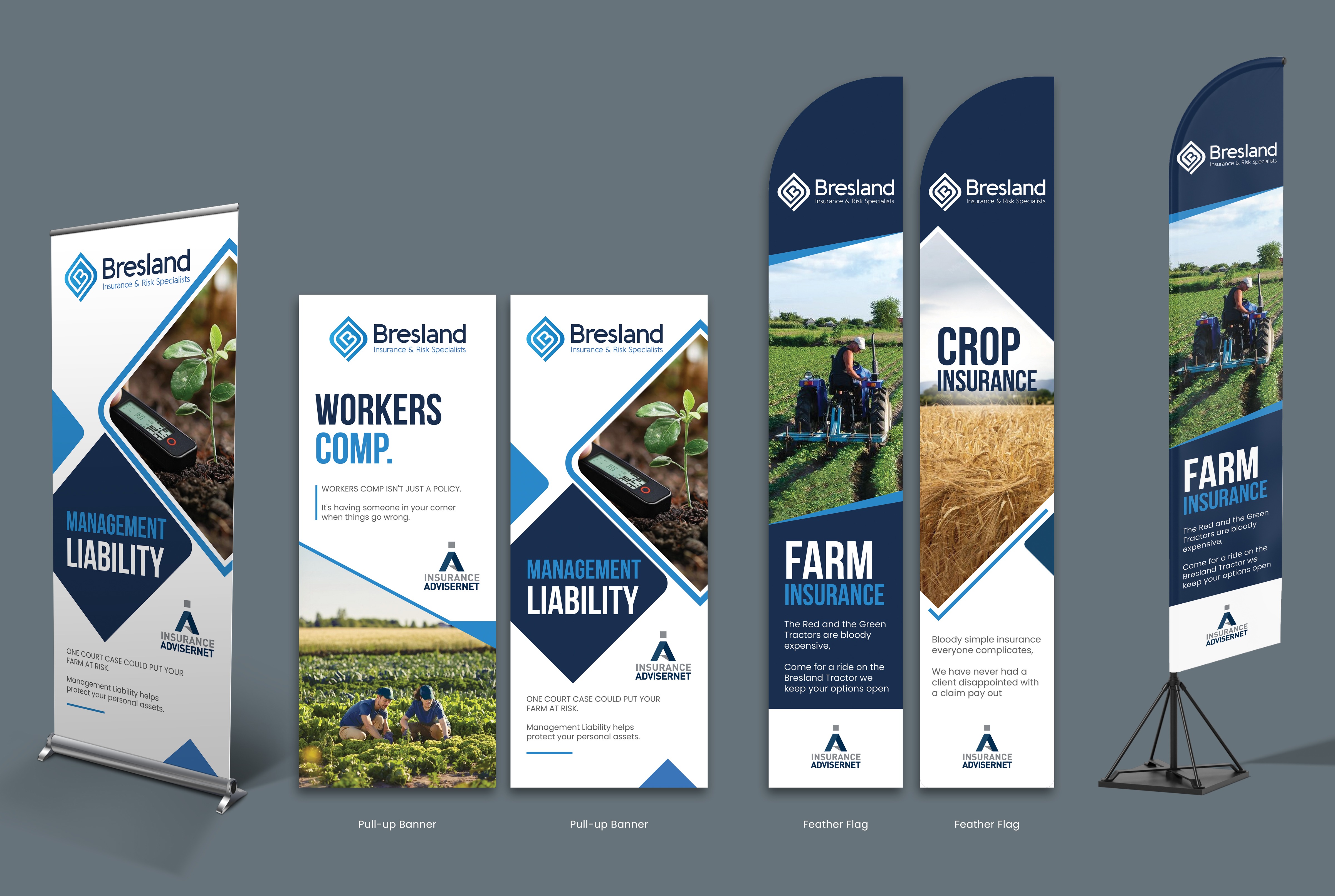 Graphic Design by Impressive Designs for Bresland Insurance & Risk Specialists | Design #37564867