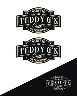 Logo Design by StudioD™ for Teddy G's Cigar Lounge & Bar | Design: #37559070