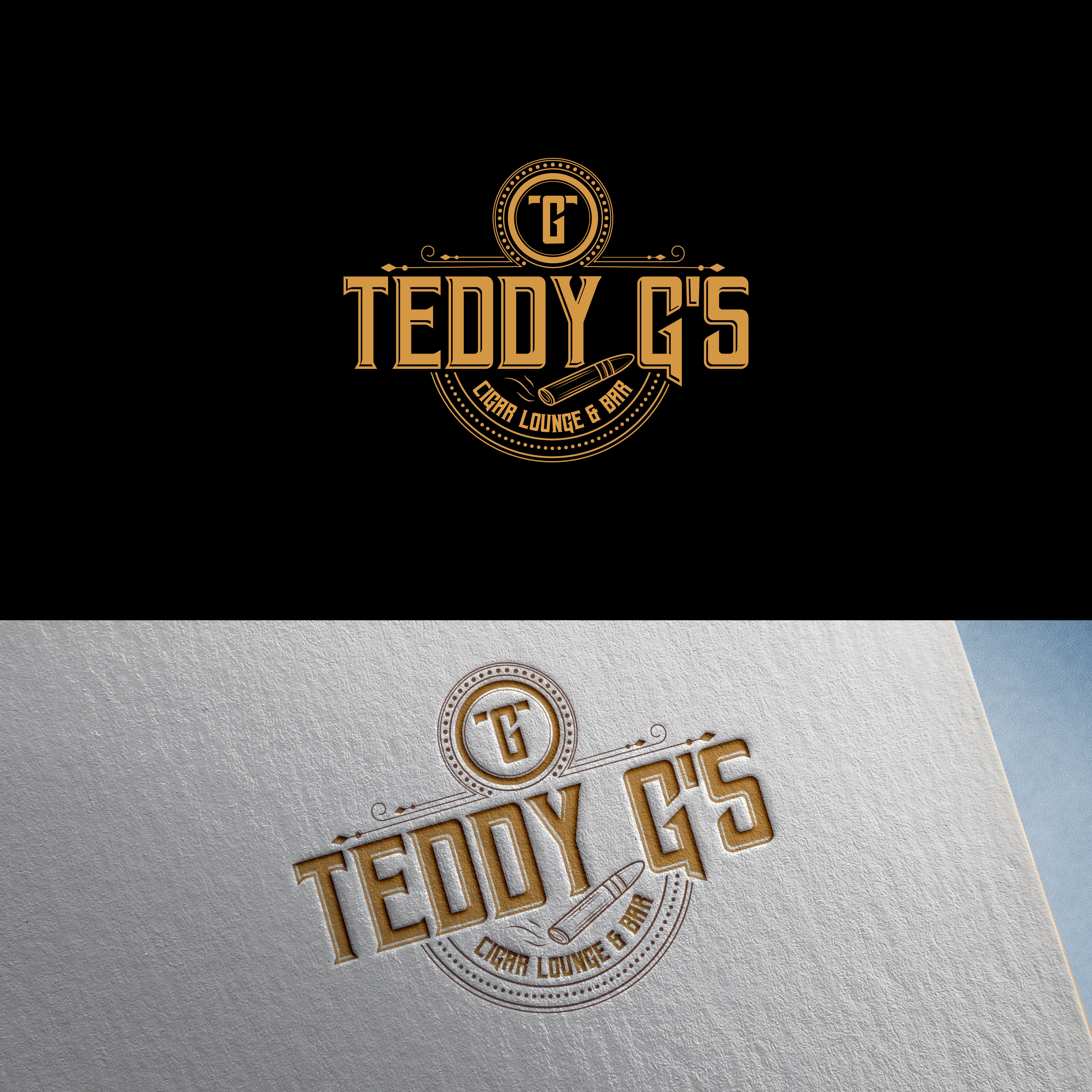 Design de Logo par Arindam.Design pour Teddy G's Cigar Lounge & Bar | Design #37558944