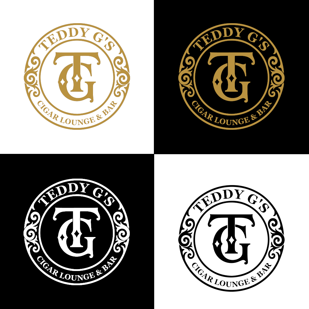 Diseño de Logo por Graphixpointt para Teddy G's Cigar Lounge & Bar | Diseño #37561671