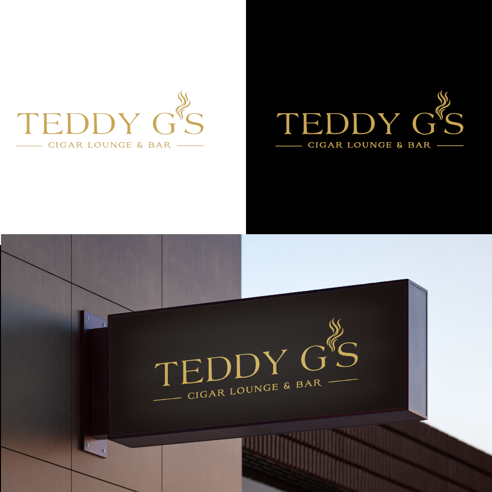 Diseño de Logo por Graphixpointt para Teddy G's Cigar Lounge & Bar | Diseño #37562403