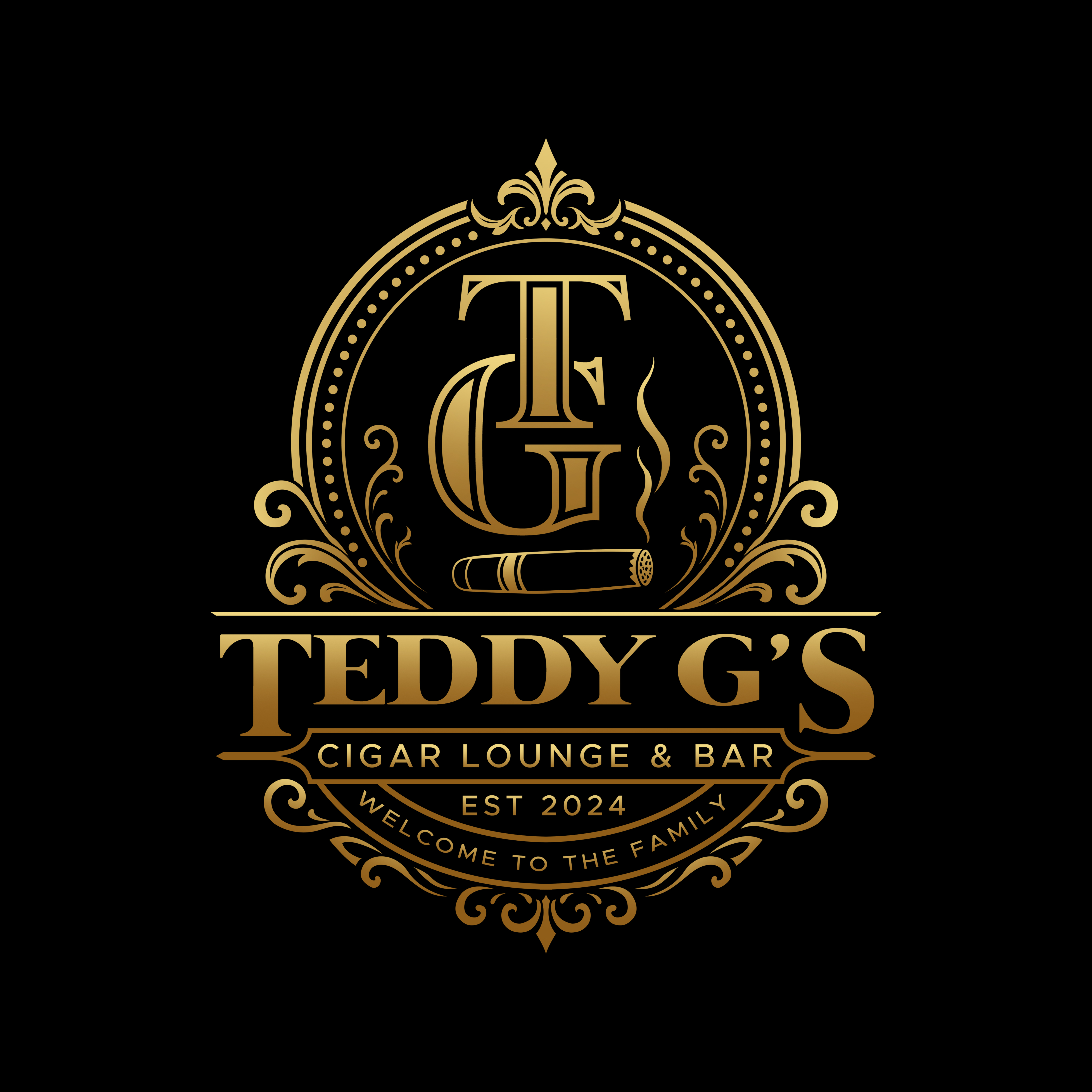Logo Design by Alaeisnz for Teddy G's Cigar Lounge & Bar | Design #37562779