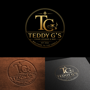 Logo Design by Alaeisnz for Teddy G's Cigar Lounge & Bar | Design: #37566885