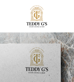 Logo Design by RA-bica for Teddy G's Cigar Lounge & Bar | Design: #37560635