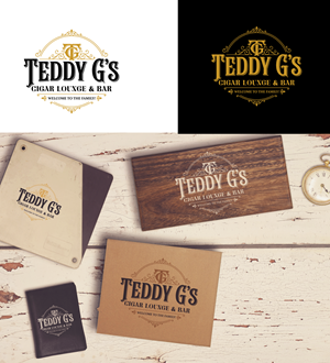 Logo Design by RA-bica for Teddy G's Cigar Lounge & Bar | Design: #37560636