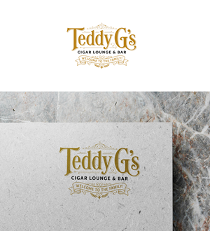 Logo Design by RA-bica for Teddy G's Cigar Lounge & Bar | Design: #37560718