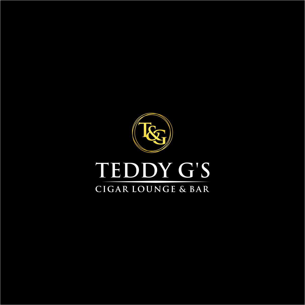 Logo Design by Kaze56 for Teddy G's Cigar Lounge & Bar | Design #37559676