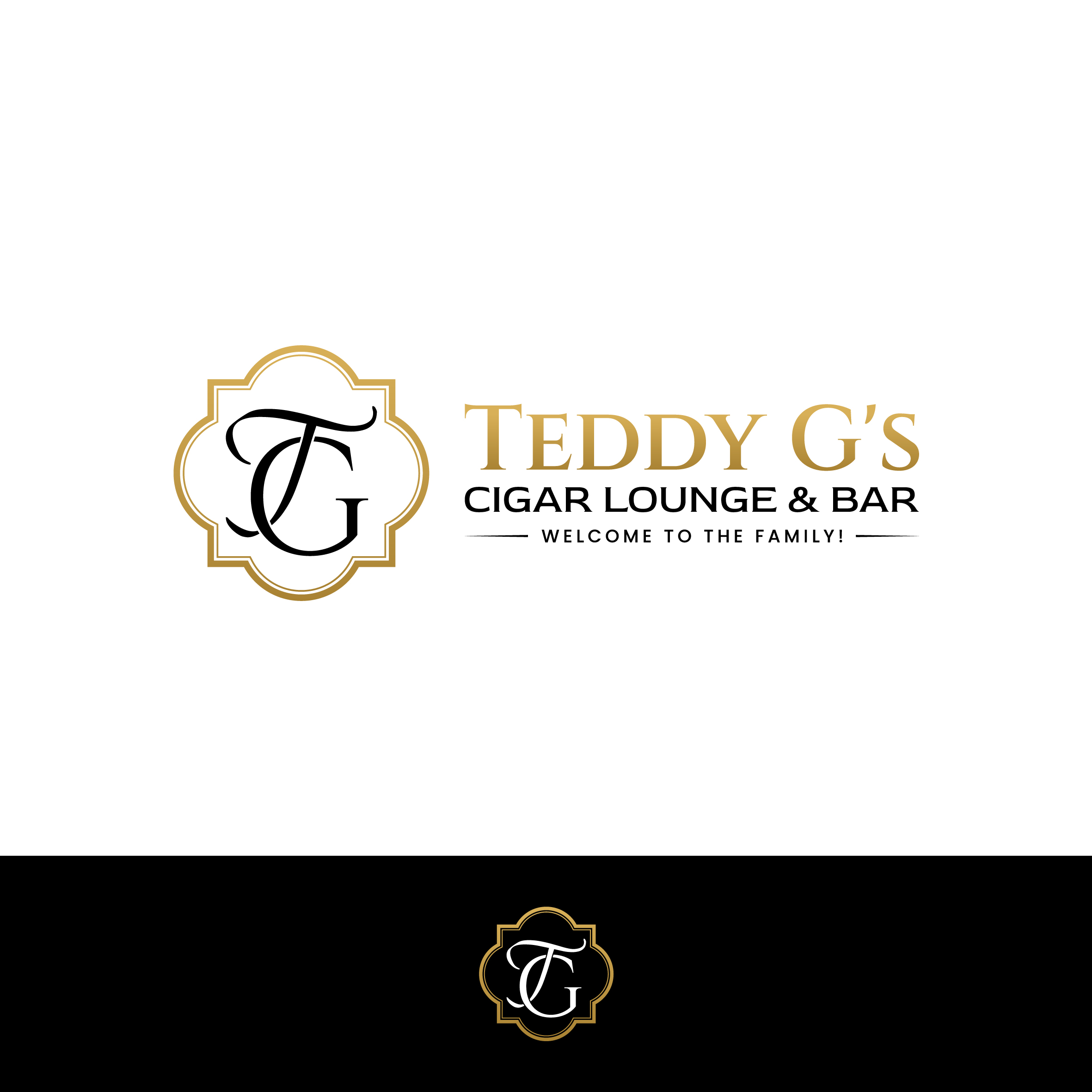 Logo Design by Aljune Castro Designs for Teddy G's Cigar Lounge & Bar | Design #37569761