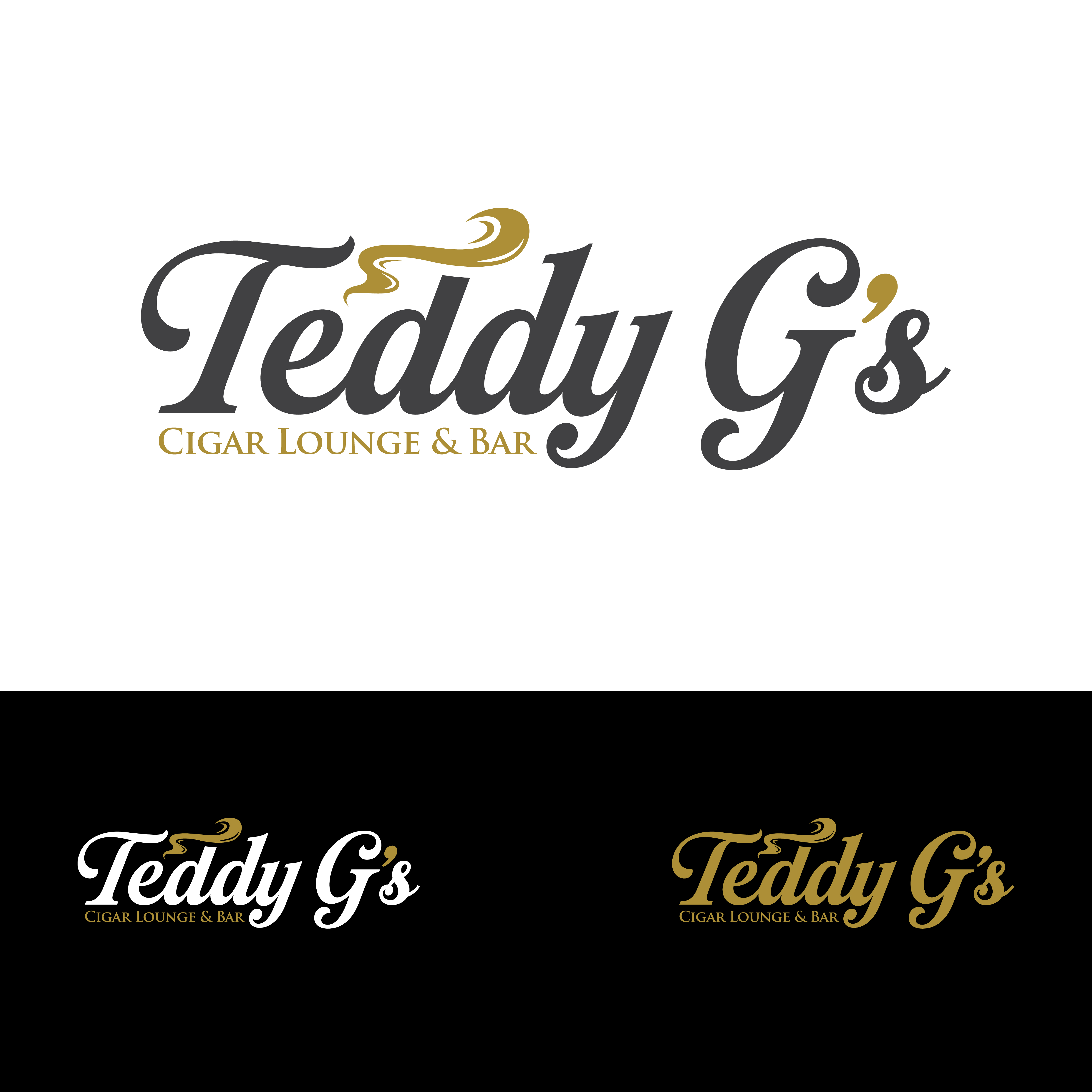 Design de Logo par John Mark Arts pour Teddy G's Cigar Lounge & Bar | Design #37558686