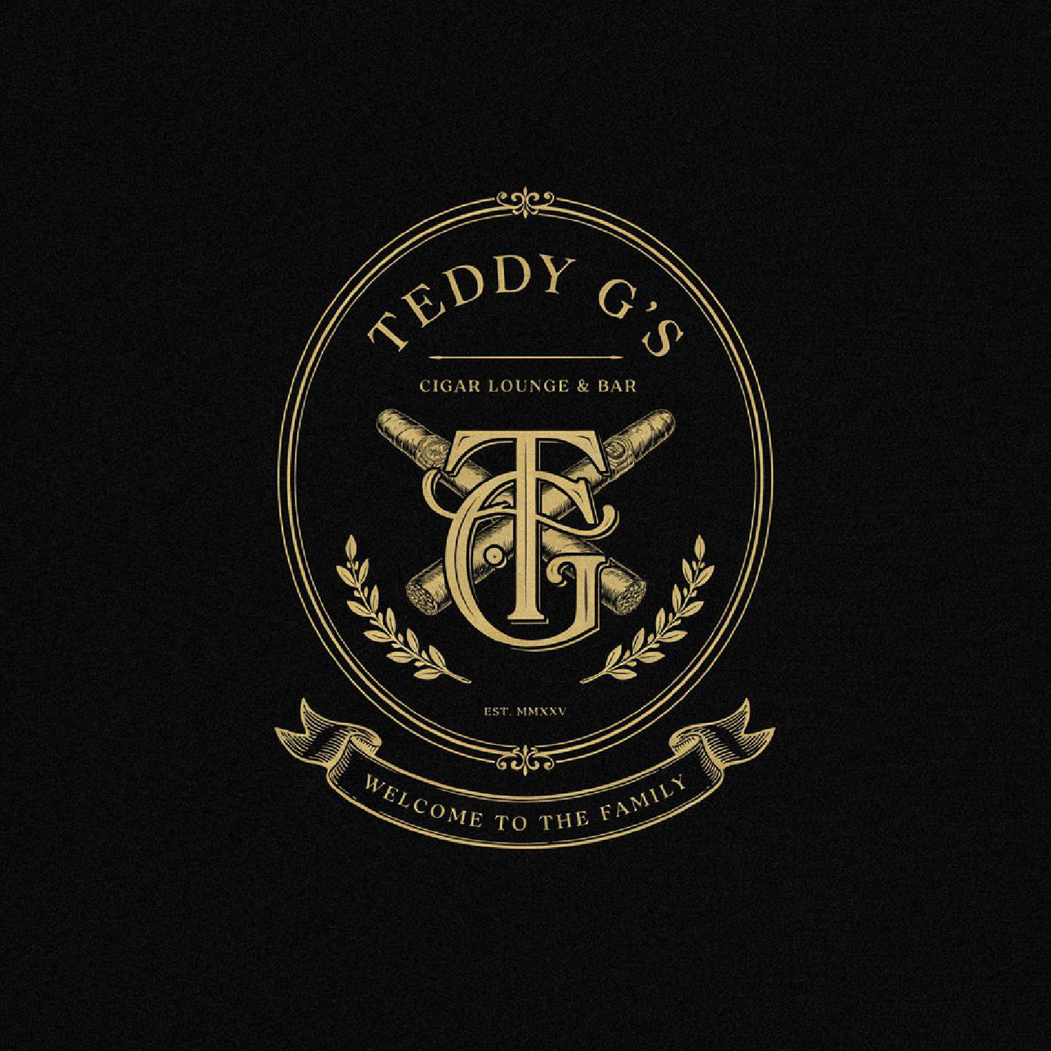 Logo Design by LPMG for Teddy G's Cigar Lounge & Bar | Design #37559013