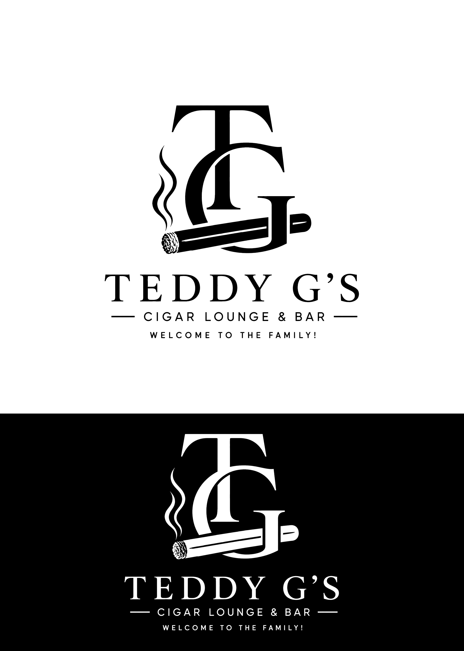 Diseño de Logo por Noor Ezz para Teddy G's Cigar Lounge & Bar | Diseño #37558582