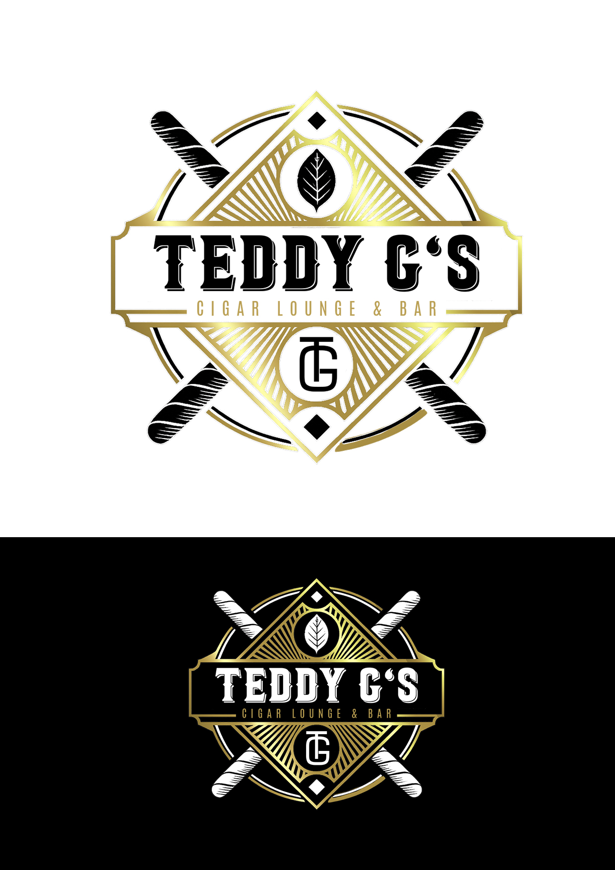 Diseño de Logo por Arts & Letters para Teddy G's Cigar Lounge & Bar | Diseño #37568708