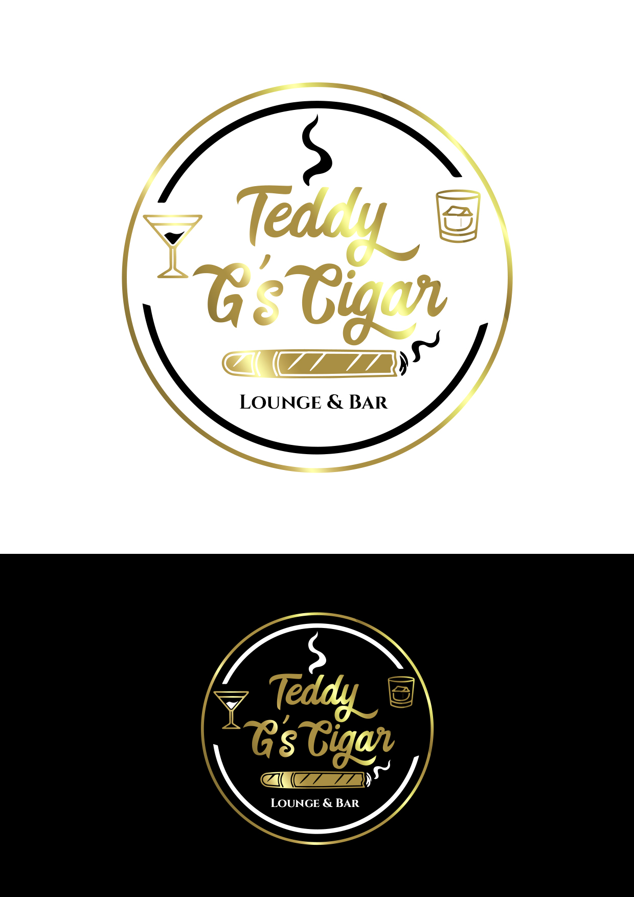 Design de Logo par Arts & Letters pour Teddy G's Cigar Lounge & Bar | Design #37569153
