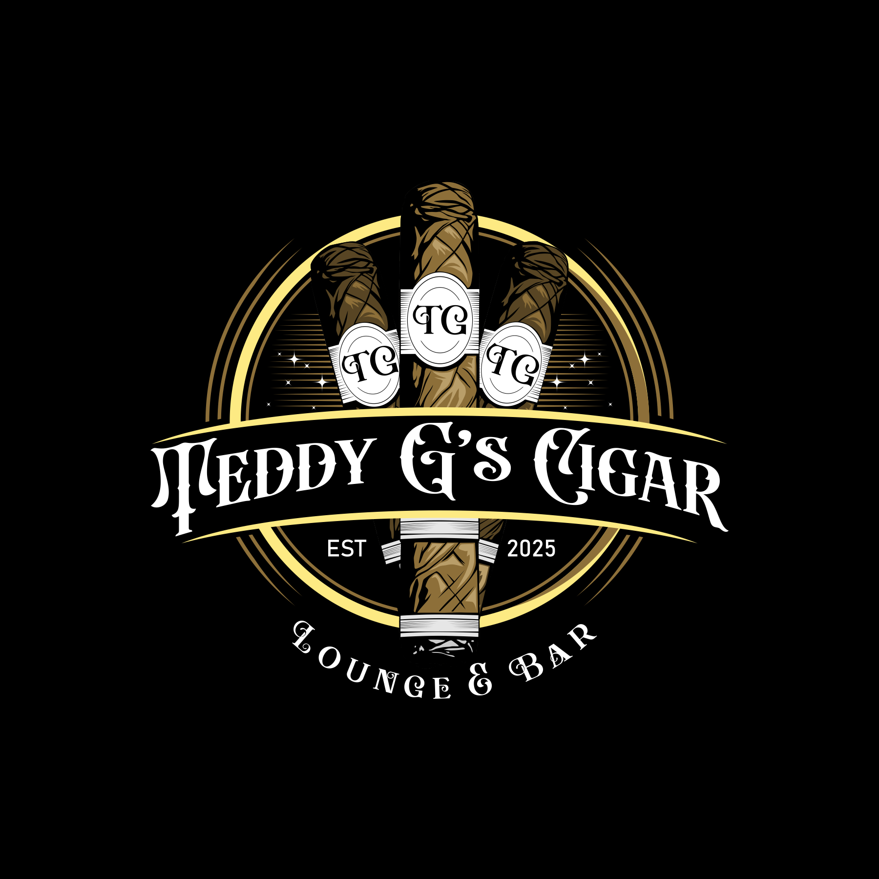 Diseño de Logo por Reya Ngamuxz para Teddy G's Cigar Lounge & Bar | Diseño #37563520