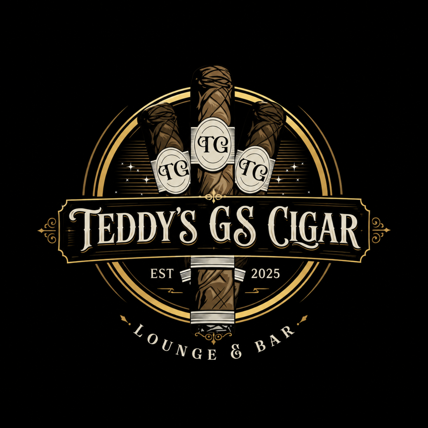 Diseño de Logo por Reya Ngamuxz para Teddy G's Cigar Lounge & Bar | Diseño #37568685